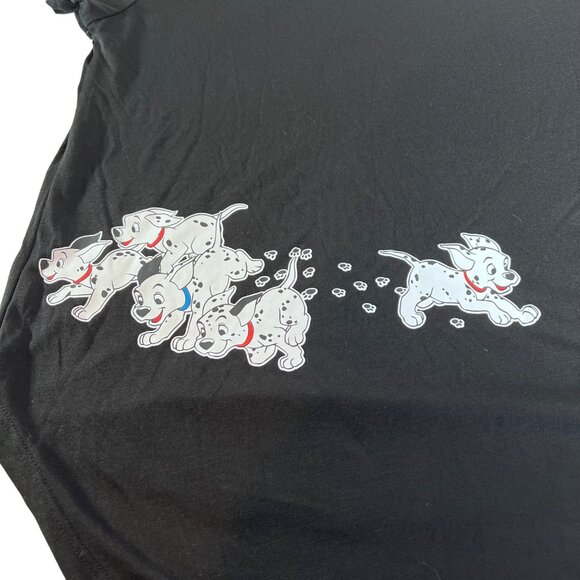 Disney 101 Dalmatians Dogs Front and Back Graphics T-Shirt L 11-13 Women Juniors - Picture 6 of 6